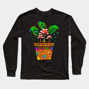 Plants make me happy Long Sleeve T-Shirt